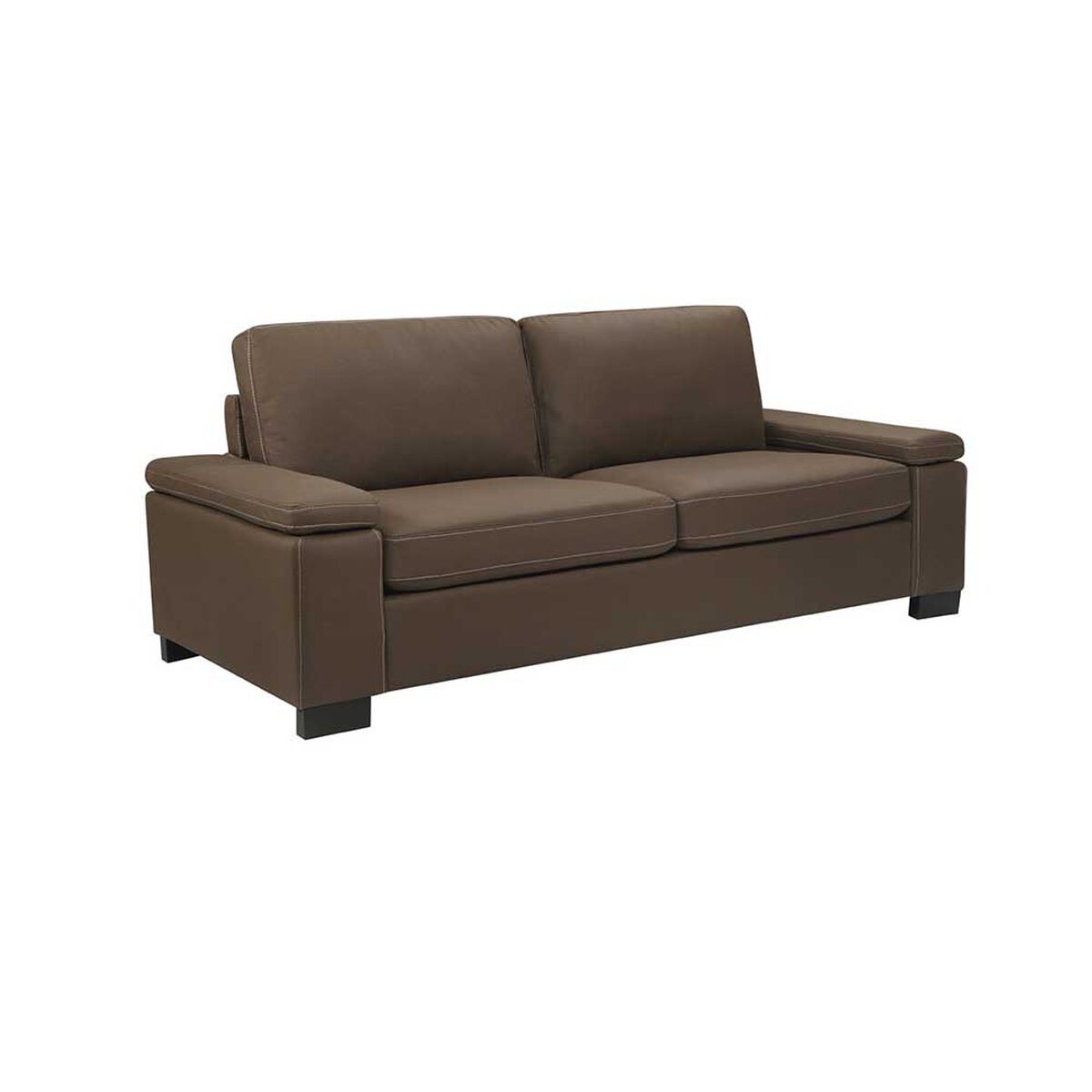Sofá Furnitech Génova 3 Cuerpos Café