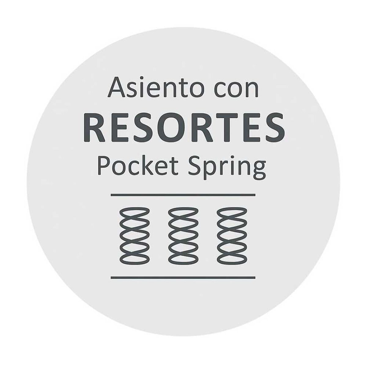 Bergere Reclinable Casanova Power 1 Cuerpo Azul