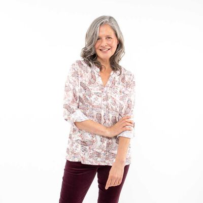 Blusa Estampada Manga Larga Mujer Portman Club