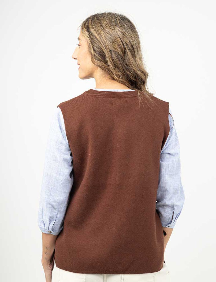 Sweater Sin Mangas Mujer Portman Club