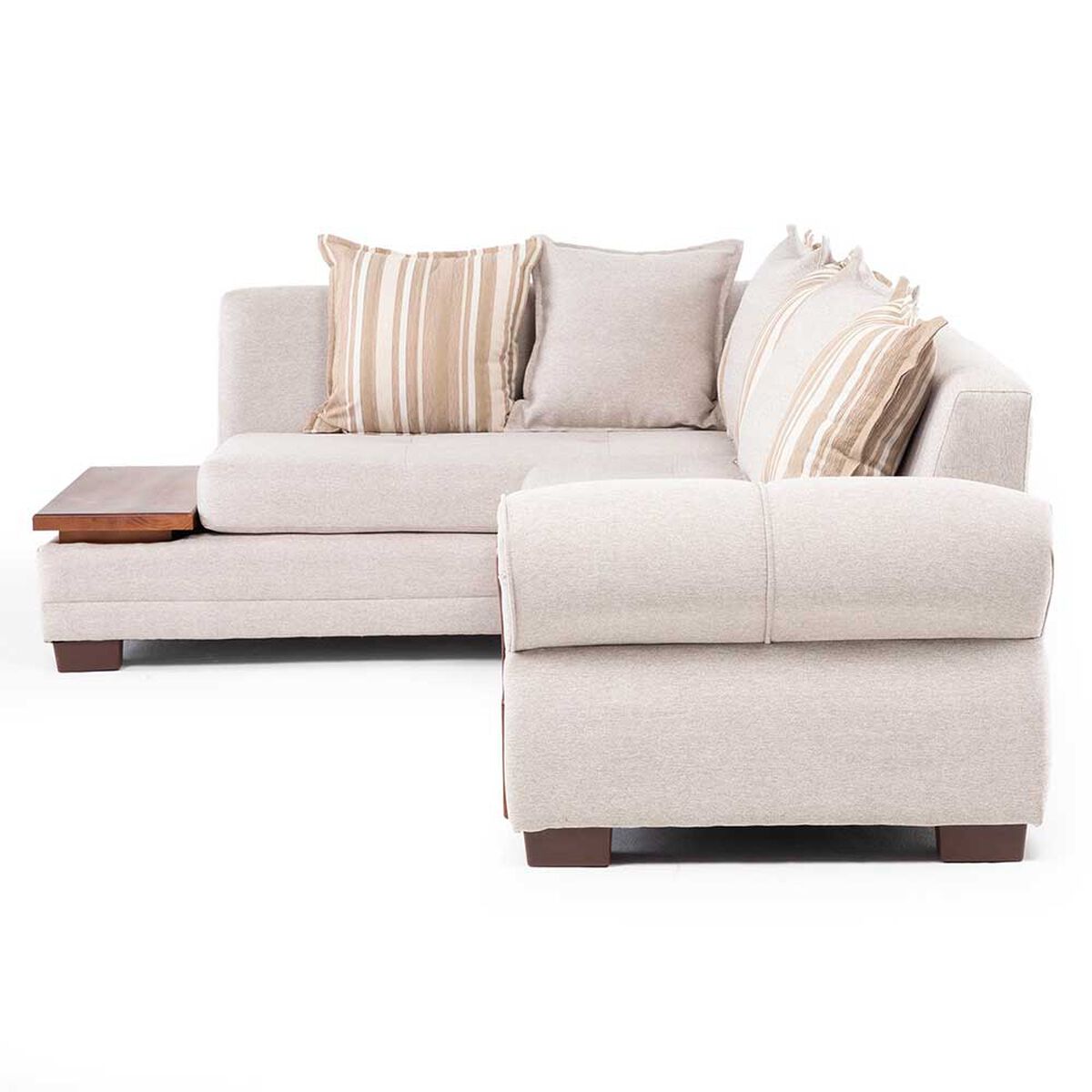 Sof&aacute; Seccional Living Factory Dakota 6 Cuerpos Beige