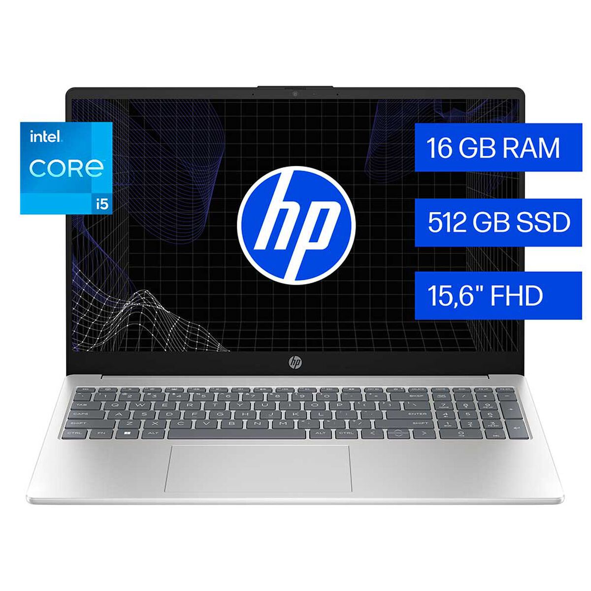 Notebook HP 15-fd0259la Core i5 16GB RAM 512GB 15.6"