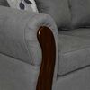 Juego de Living Elegant Detail Bartolucci Sofá 3 Cuerpos + Dos Sillones 1 Cuerpo Rojo