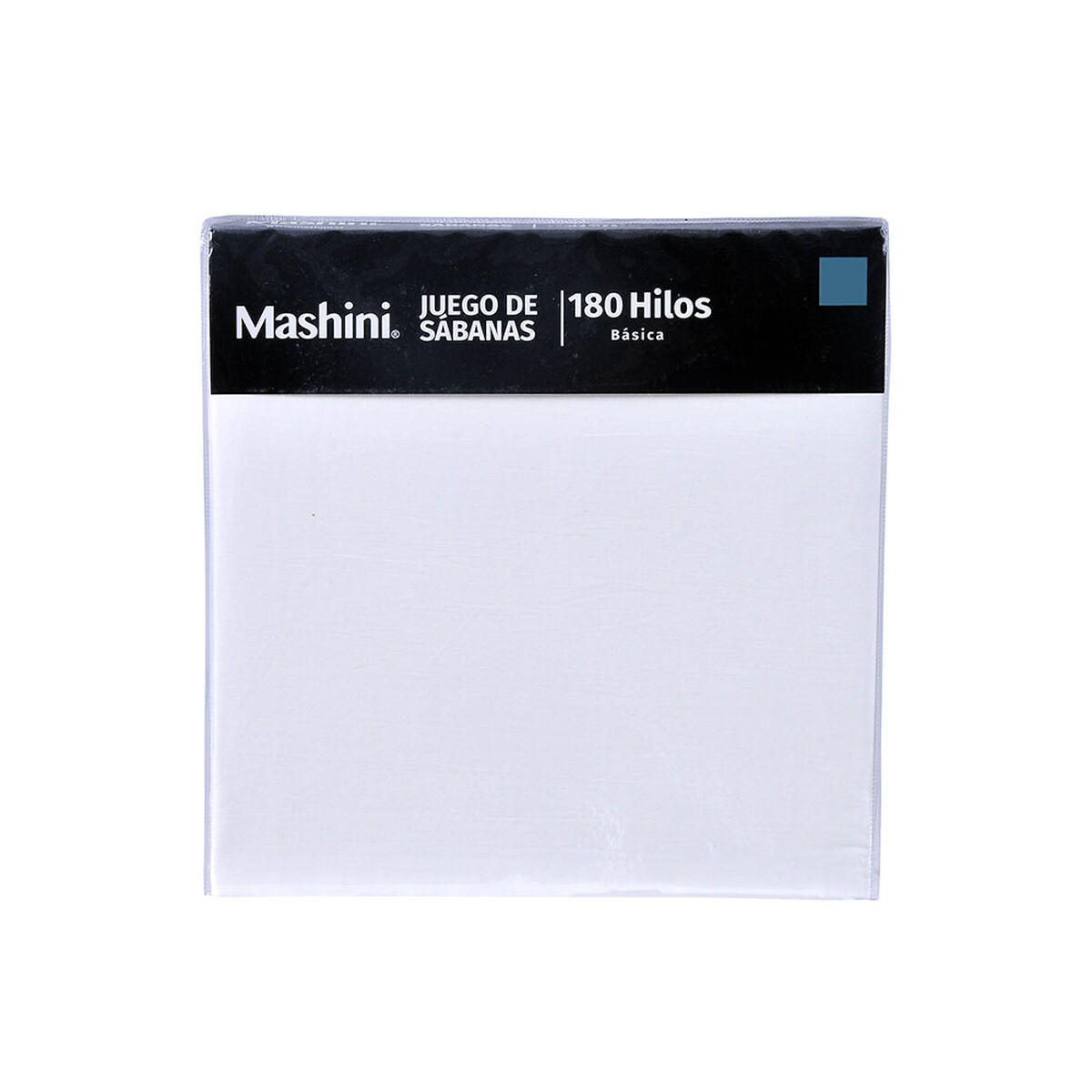 Juego de Sábanas Mashini 180 Hilos King Liso Blanco
