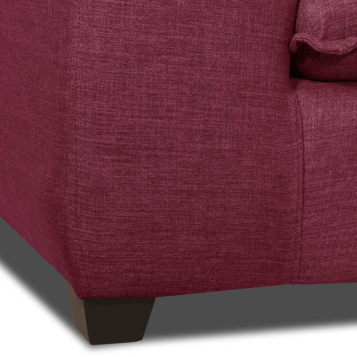 Juego de Living Innovamuebles Liverpool C&oacute;rdoba Sof&aacute; 3 Cuerpos + Dos Butacas 1 Cuerpo Burdeo