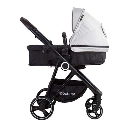 Imagen 2 del producto Coche Cuna Travel System Bebe Cosmos con Base Gris Bebesit