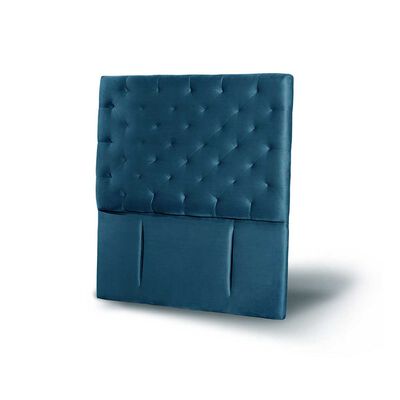 Imagen 2 del producto Respaldo Latam Home 1,5 Plazas Brescia Tela Velvet Azul