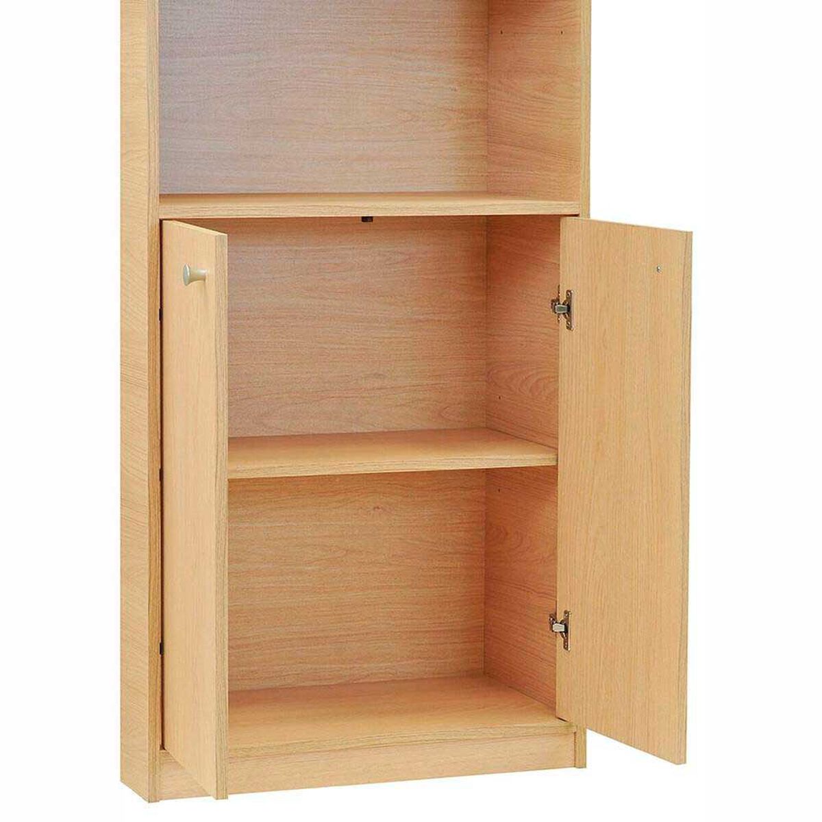 Librero Mobikit con Puerta 6 Niveles Carvalo