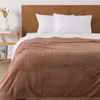 Frazada Mashini Jqd Flannel Nevada 2 Plazas Nude