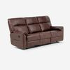 Sof&aacute; Reclinable Rosen Tolosa 3 Cuerpos Marr&oacute;n