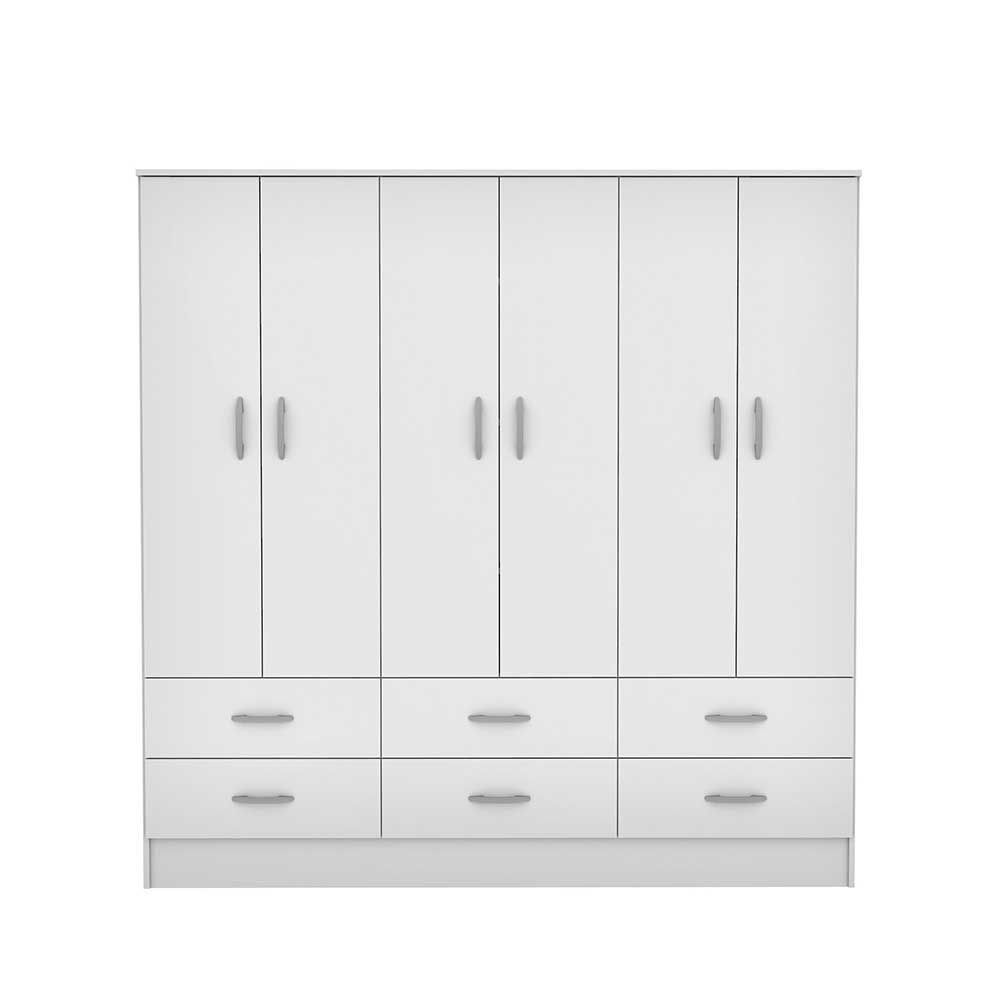 Clóset CIC Maipo Blanco 6 Puertas 6 Cajones