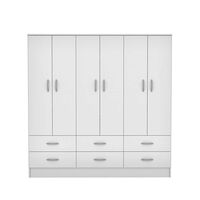 Clóset CIC Maipo Blanco 6 Puertas 6 Cajones