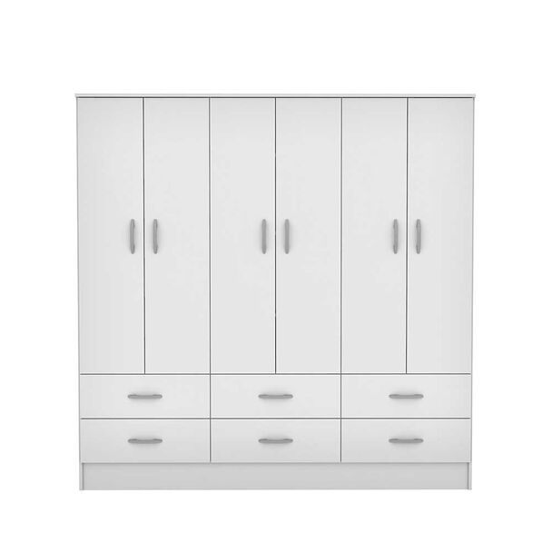 Clóset CIC Maipo Blanco 6 Puertas 6 Cajones