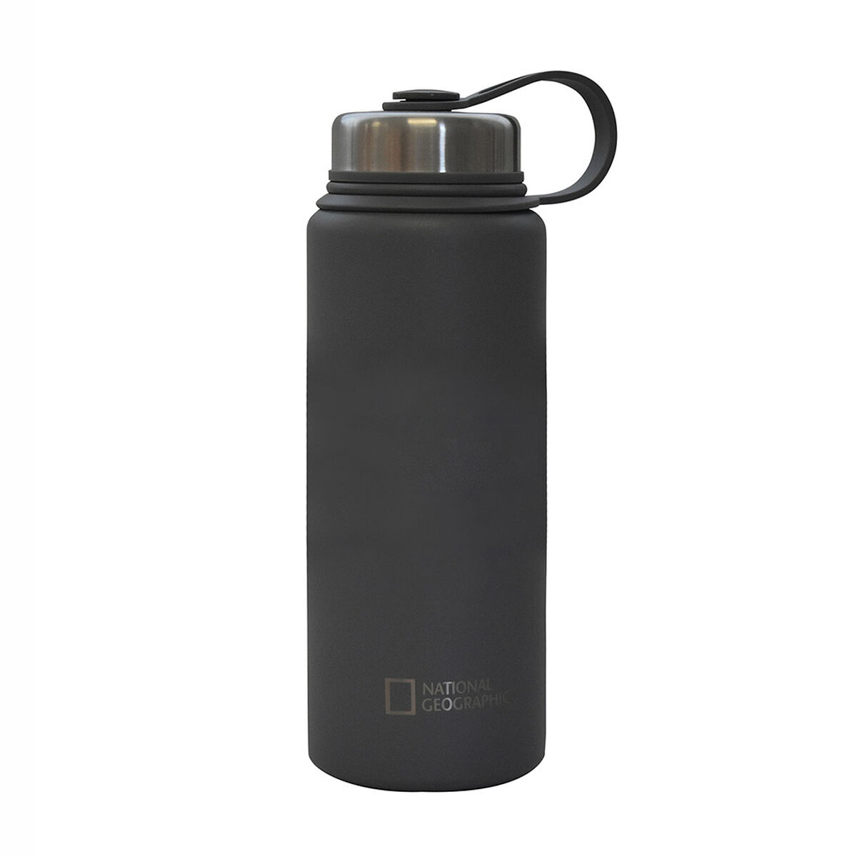 Botella Metálica National Geographic 900 ml Gris
