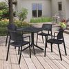 Juego de terraza Fm Furniture Línea E 4 Sillas
