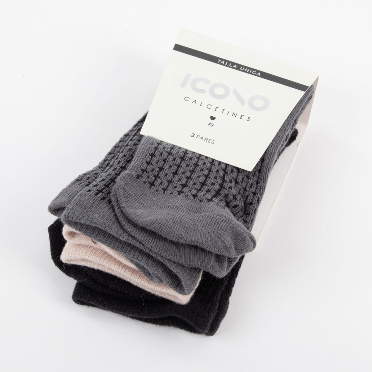 Pack 3 Calcetines Largo Icono