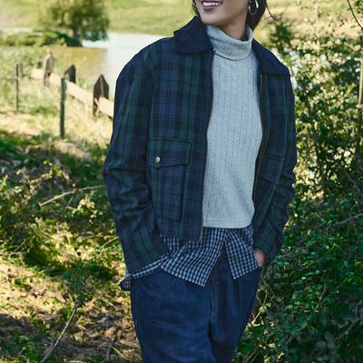 Chaqueta T&aacute;rtan Mujer Icono