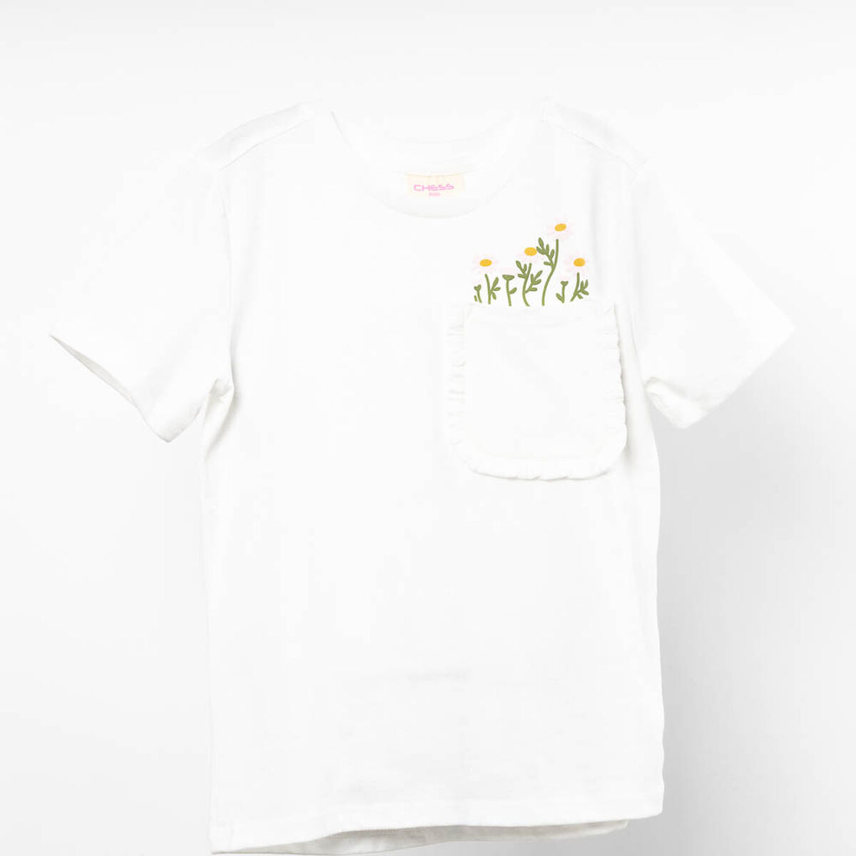 Polera Manga Corta Ni&ntilde;a Chess Baby