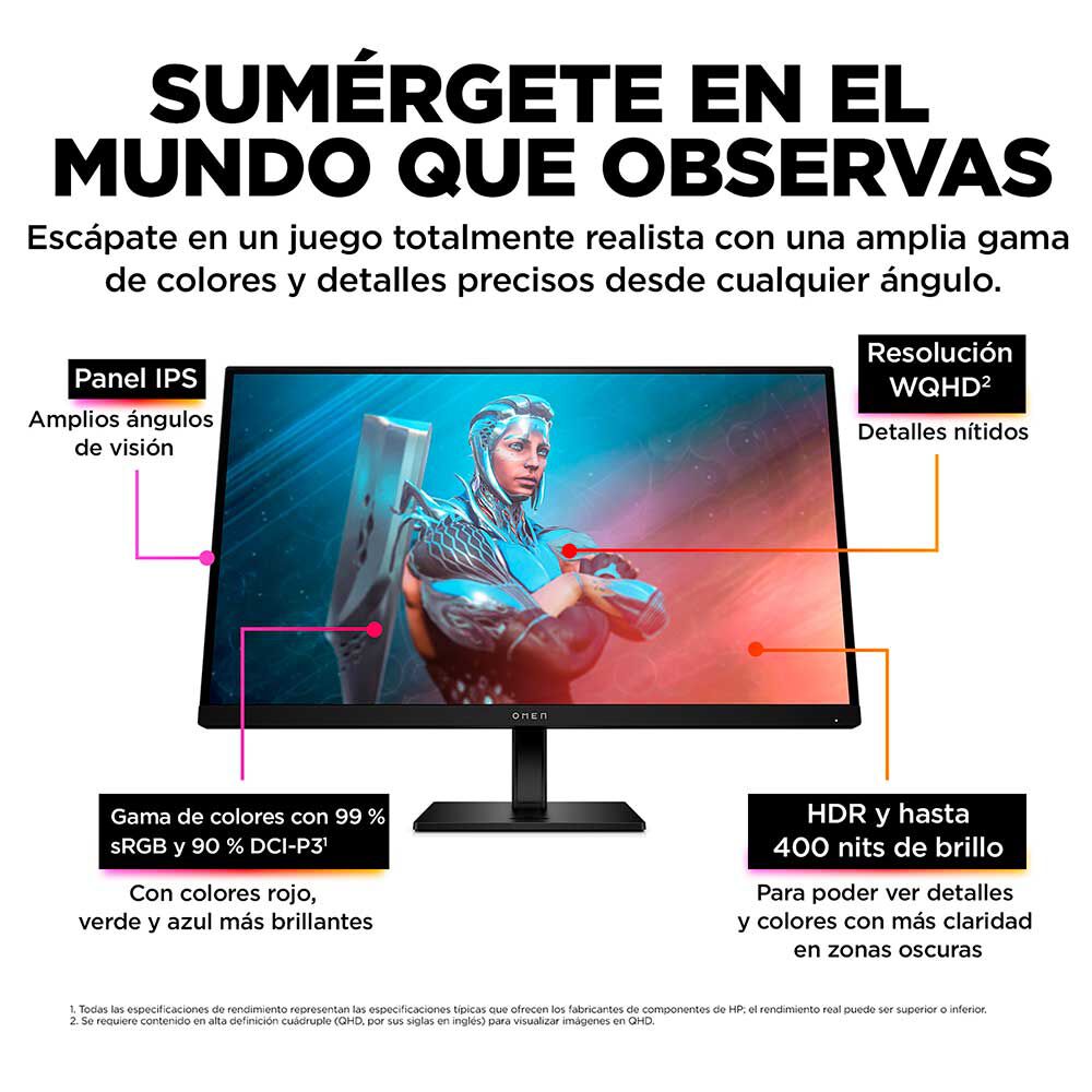 HP OMEN 27 27" Negro, foto 7