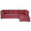 Sofá Seccional Derecho Muebles M&E Villarrica 5 Cuerpos Burdeo