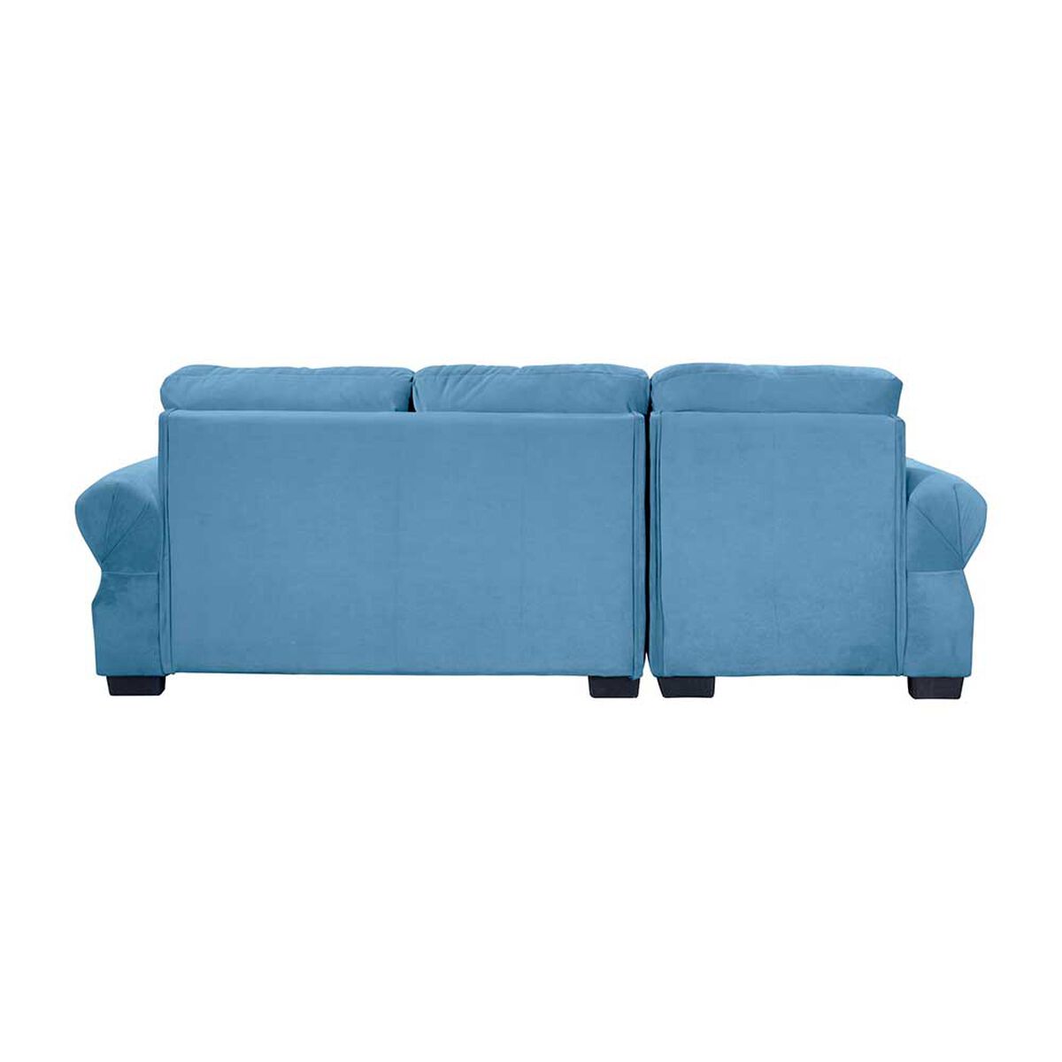 Sofá Seccional Living Factory Oregon 4 Cuerpos Azul