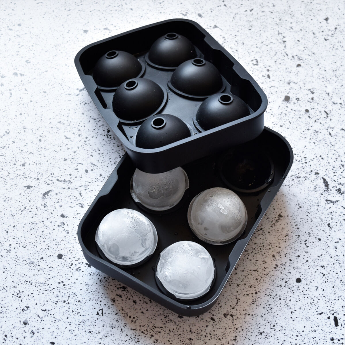 Set 2 Cubeta Hielo Distintos modelos Simplit Negro
