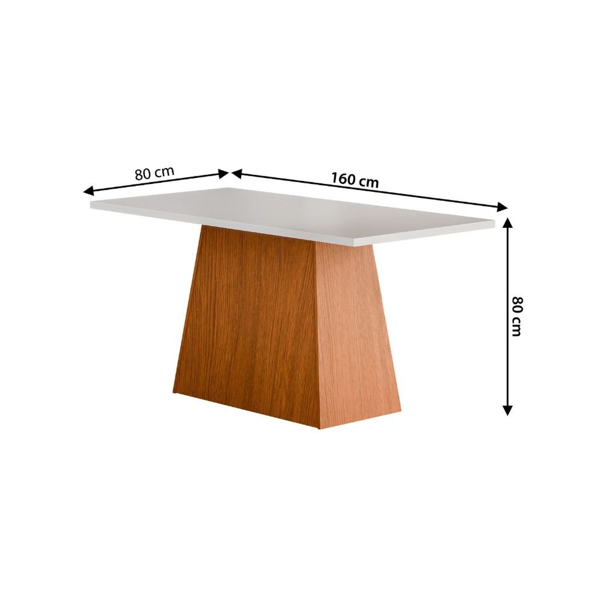 Juego de Comedor Exit Trento 6 Sillas Blanco