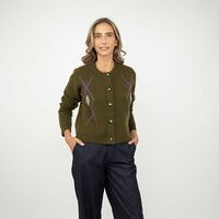 Sweater Botones Mujer Portman Club Print-1, Print-2