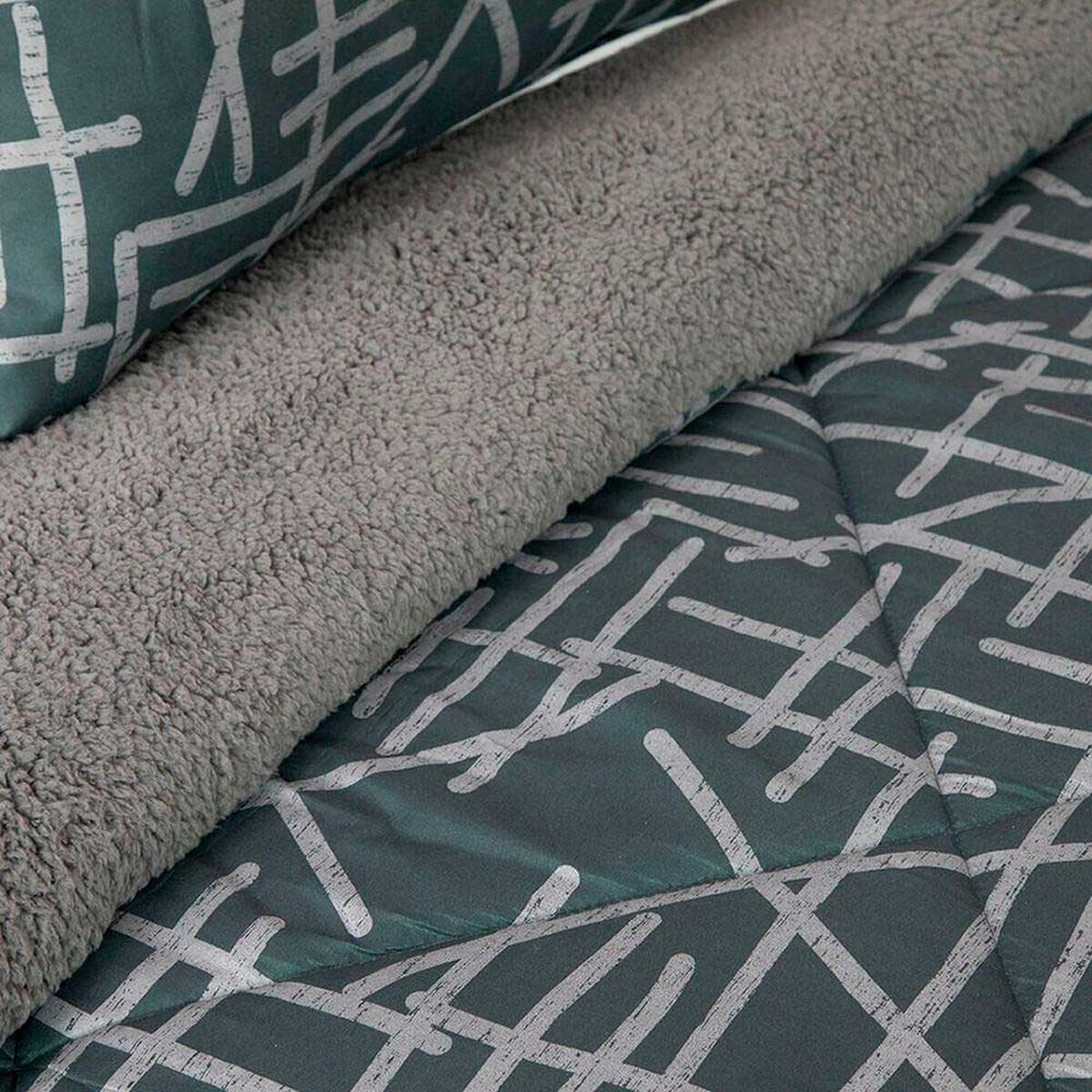 Plum&oacute;n Doral 1,5 Plazas Senses Gris