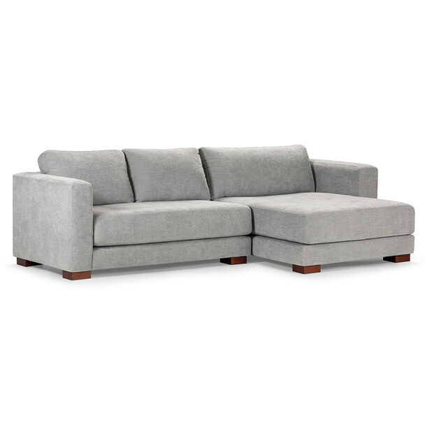 Sofá Seccional Derecho Rosen Copeland 3 Cuerpos Gris