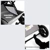Coche de Paseo con Cubre Pies LuBabycas Gris