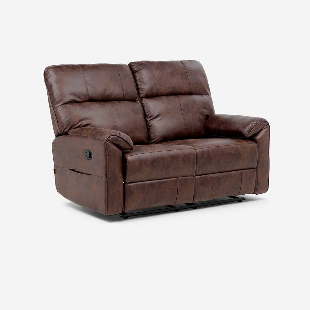 Sofá Reclinable Rosen Tolosa 2 Cuerpos Marrón