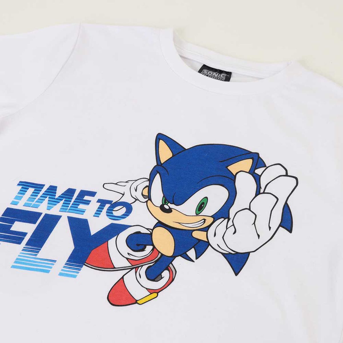 Polera Manga Corta Niño Sonic