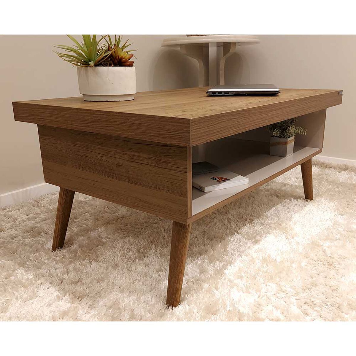 Mesa de Centro Exit Lucca Pino Beige