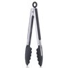 Set Pinzas Cocina Casa Linda Acero Inoxidable Negro