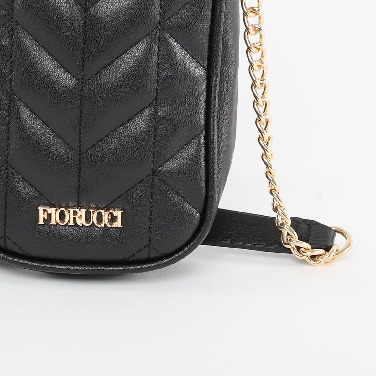 Cartera Porta Celular Negro Fiorucci
