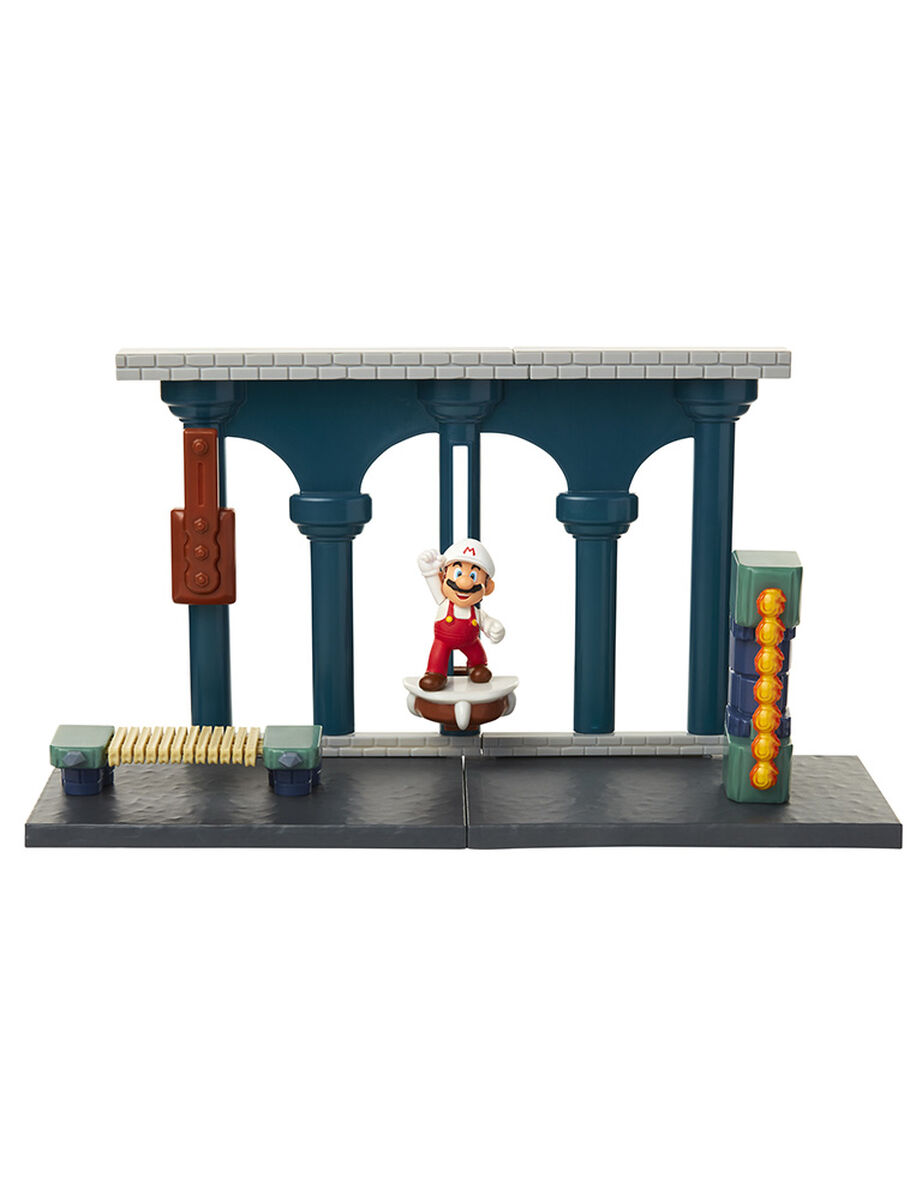 Set Figura de Colección Playset Nintendo 2,5" Lava Castle