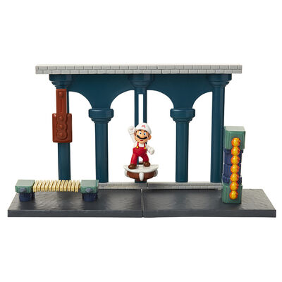 Set Figura de Colección Playset Nintendo 2,5" Lava Castle