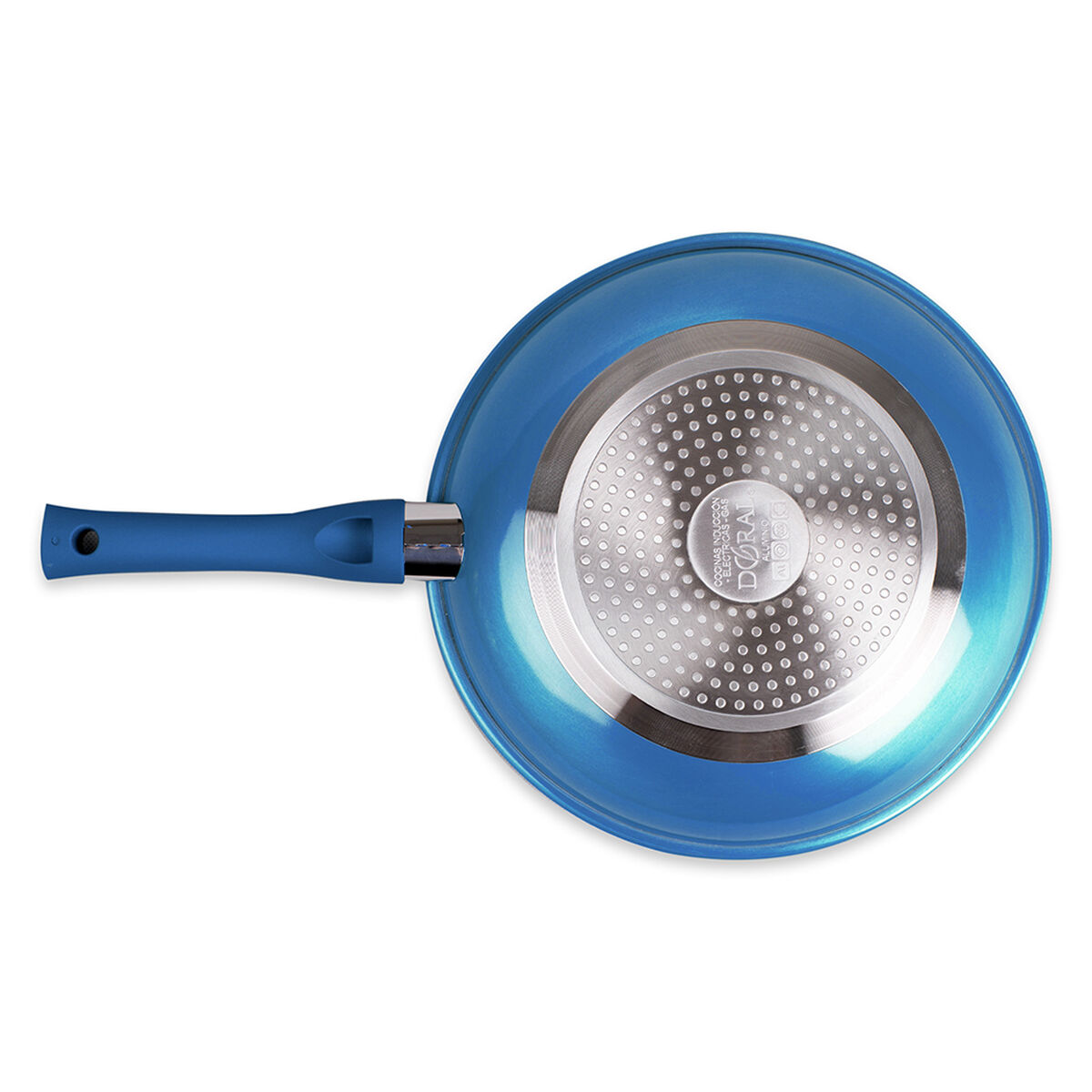 Sartén Acero Inoxidable Doral Montecarlo 28 cm Azul