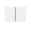 Mueble de Cocina Aereo Vekkahome New 2 Puertas Blanco