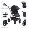 Coche Travel System Neo Negro Bebesit