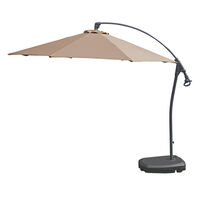 Quitasol Aluminio Spazzio Hanging Taupe 3 x 3 mts