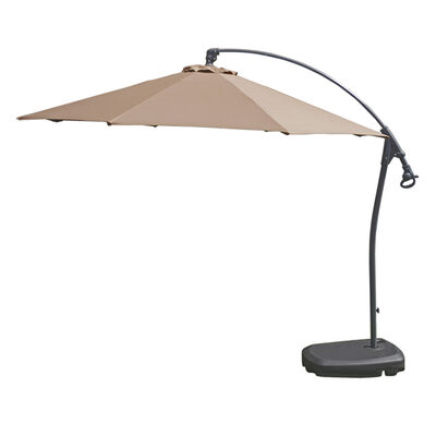 Imagen 1 del producto Quitasol Aluminio Spazzio Hanging Taupe 3 x 3 mts