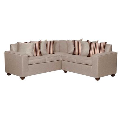 Imagen 2 del producto Sofá Seccional Ruzam Mobel Milano 5 Cuerpos Lino Beige