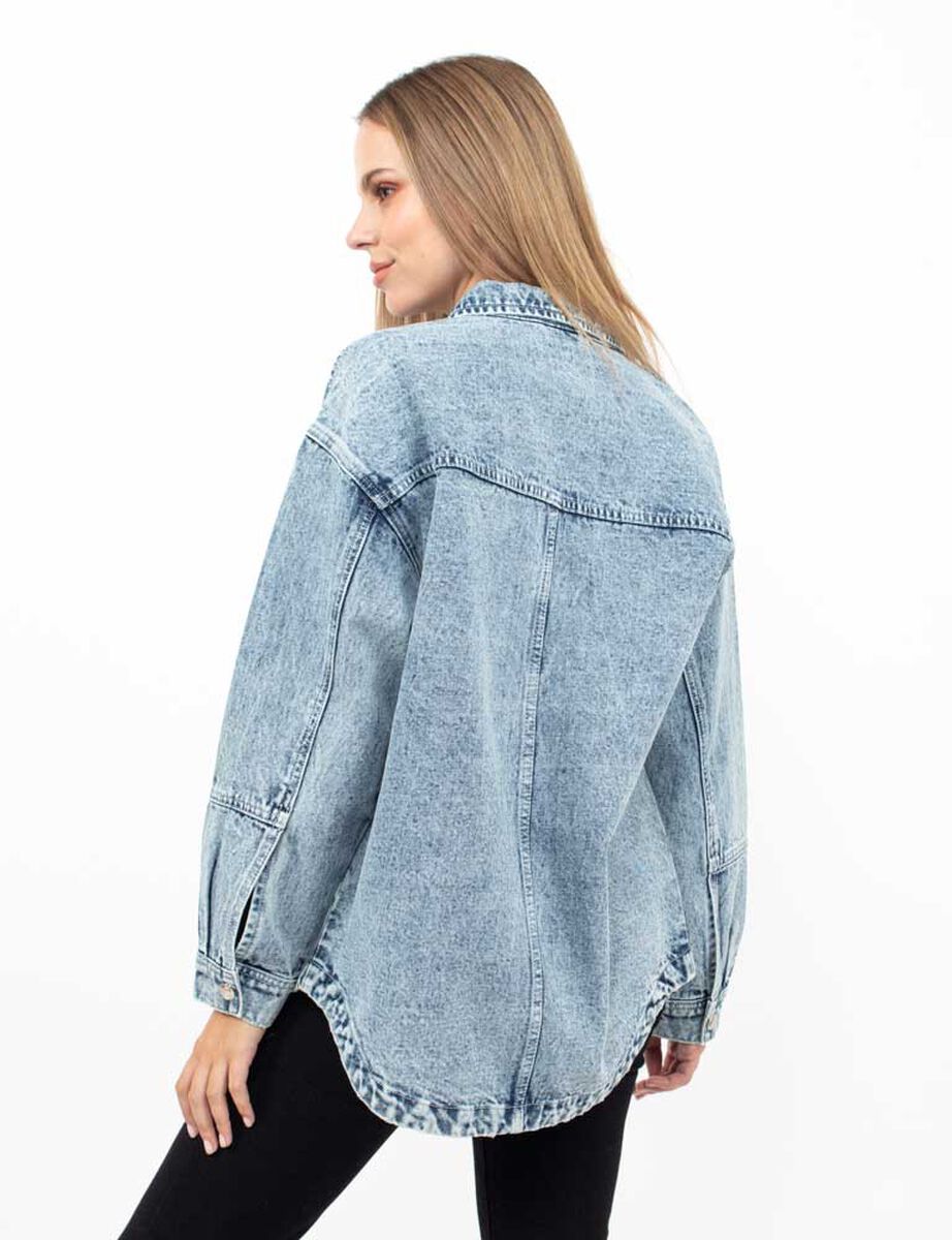 Chaqueta De Algodón Oversized Mujer Fiorucci
