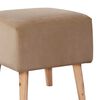 Pouf Latam Home Burdeos Tela Velvet Beige