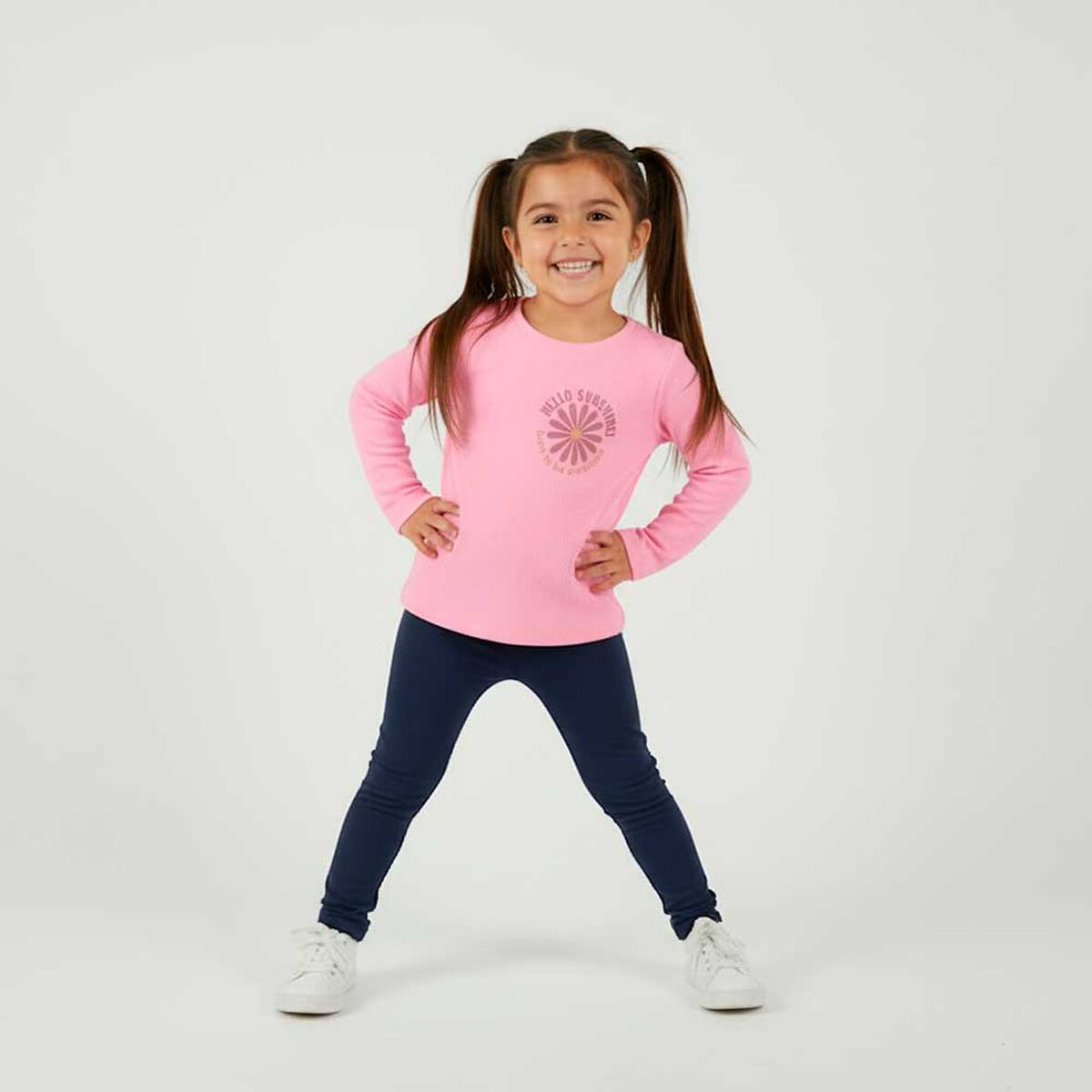 Polera Manga Larga Ni&ntilde;a Chess
