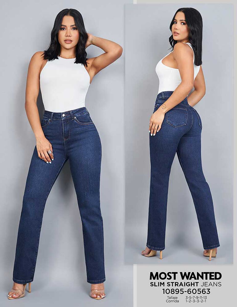Jeans Straight Lola Mujer Most Wanted