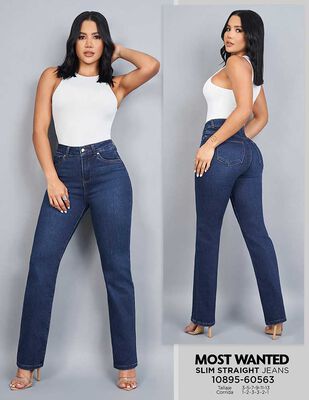Imagen 1 del producto Jeans Straight Lola Mujer Most Wanted Celeste