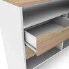 Escritorio CIC Milan Blanco Olmo 2 Cajones